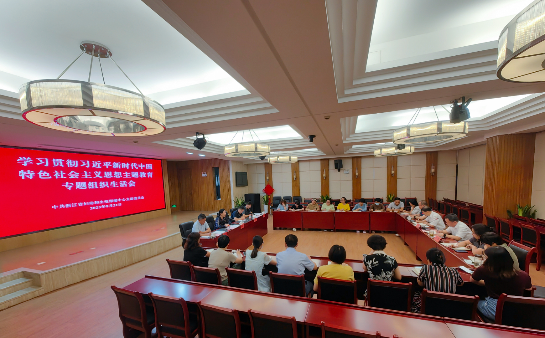 省妇幼中心党支部召开主题教育专题组织生活会